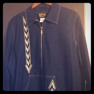'Bob Mackie' Denim Pantset (Plus)